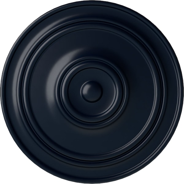 Ekena Millwork Classic Ceiling Medallion (For Canopies up to 5 1/2"), 21 7/8"OD x 2 3/8"P, Midnight Dream CM22CLMDF - main